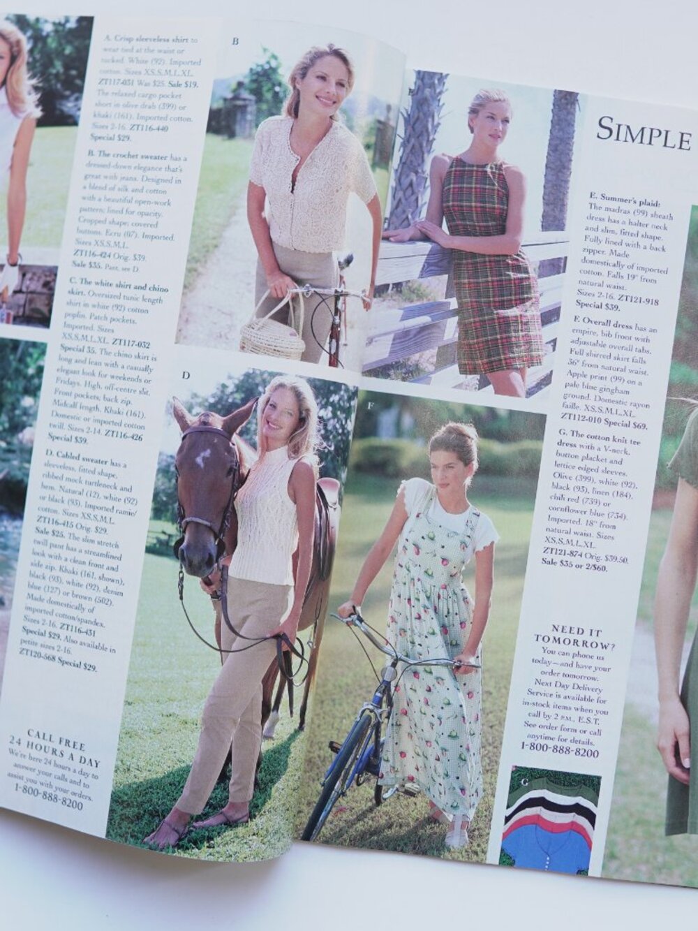 Victoria's Secret Country Collection Summer Sale 1997 Catalog Vintage Lingerie F - Picture 3 of 6
